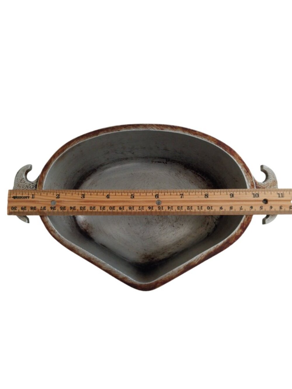 Vintage Guardian Service Ware Tringle Pot Roaster Gently Used Hammered Aluminum - Picture 13 of 14